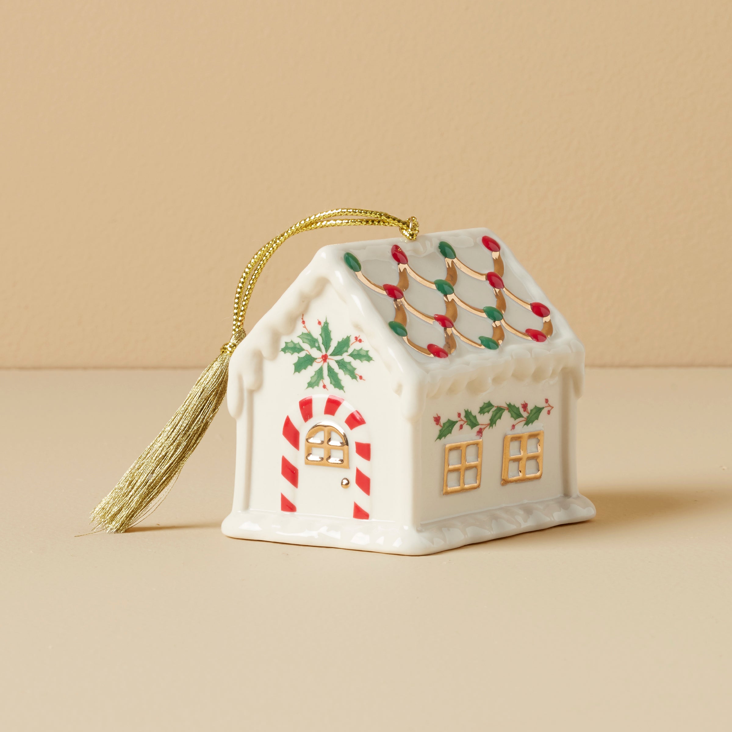 Festive Gingerbread House Ornament - Christmas Tree Decorations for Holiday Home Decor - Perfect for Xmas Tree, Mantel, or Gift Giving
