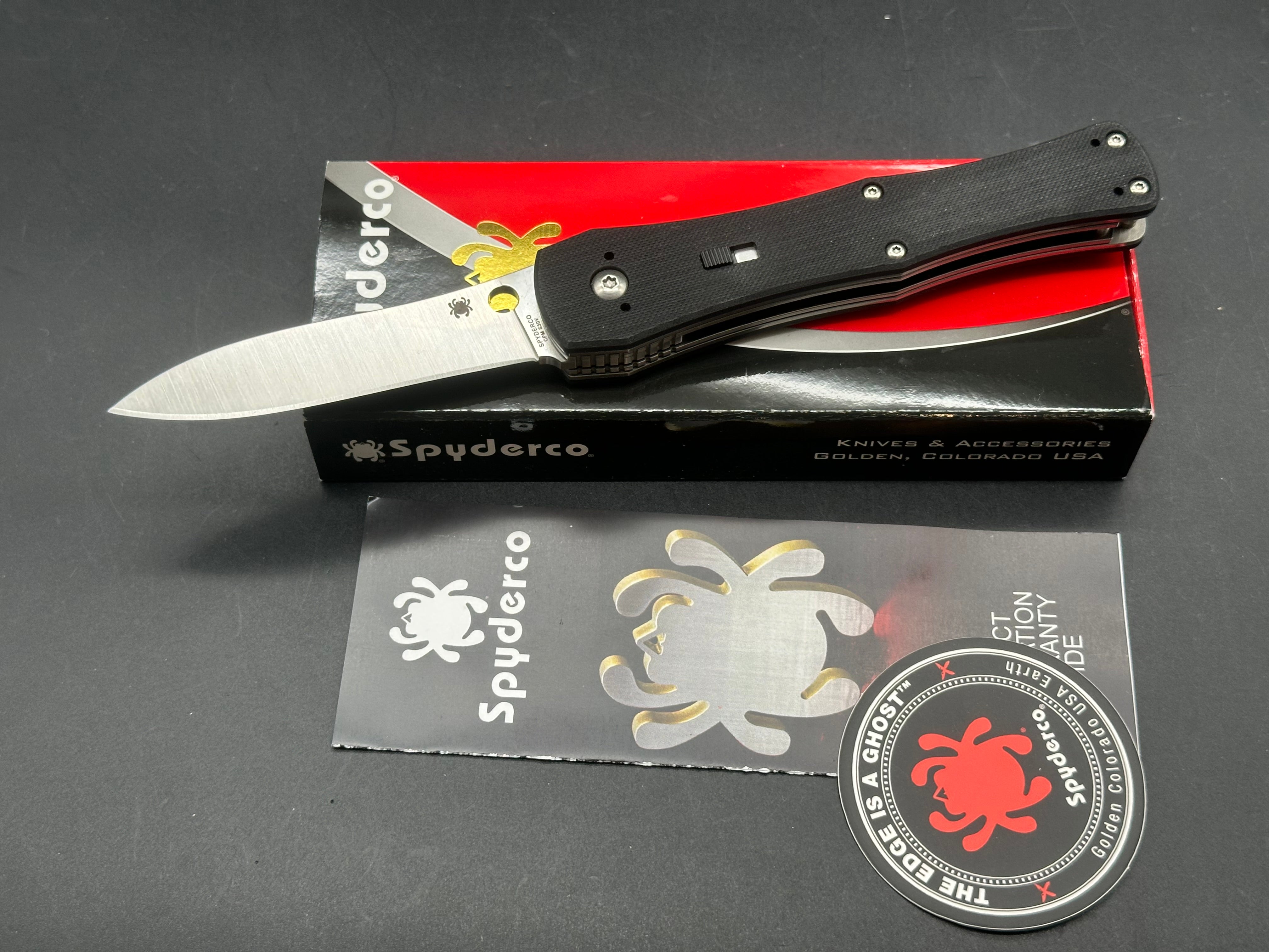 Spyderco Janisong Folding Knife - High-Quality EDC Pocket Knife for Outdoor, Camping & Everyday Use