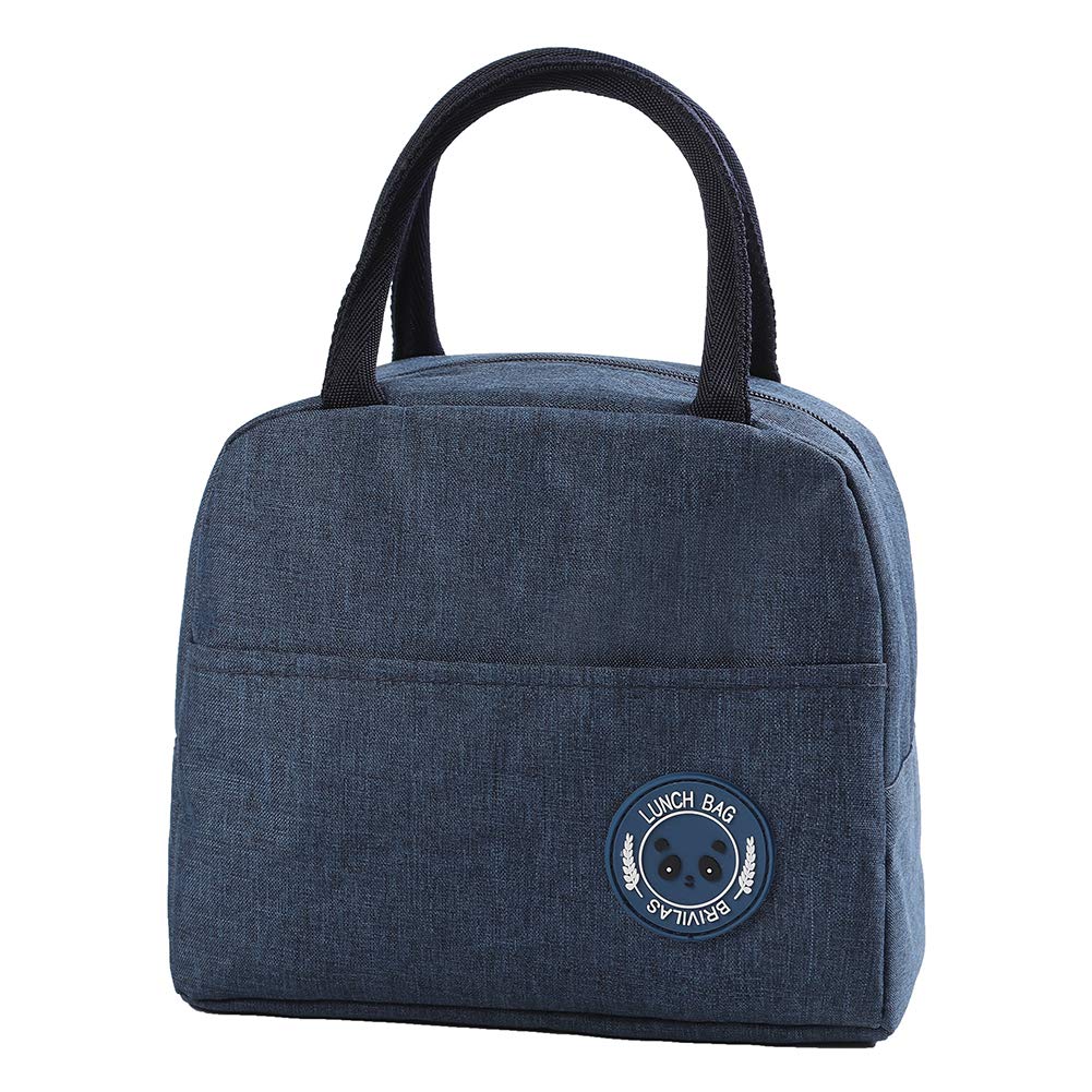 Insulated Waterproof Oxford Cloth Lunch Bag - Leakproof Thermal Bento Box Tote for Work, School & Picnics | Portable Food Storage Container & Cooler Handbag