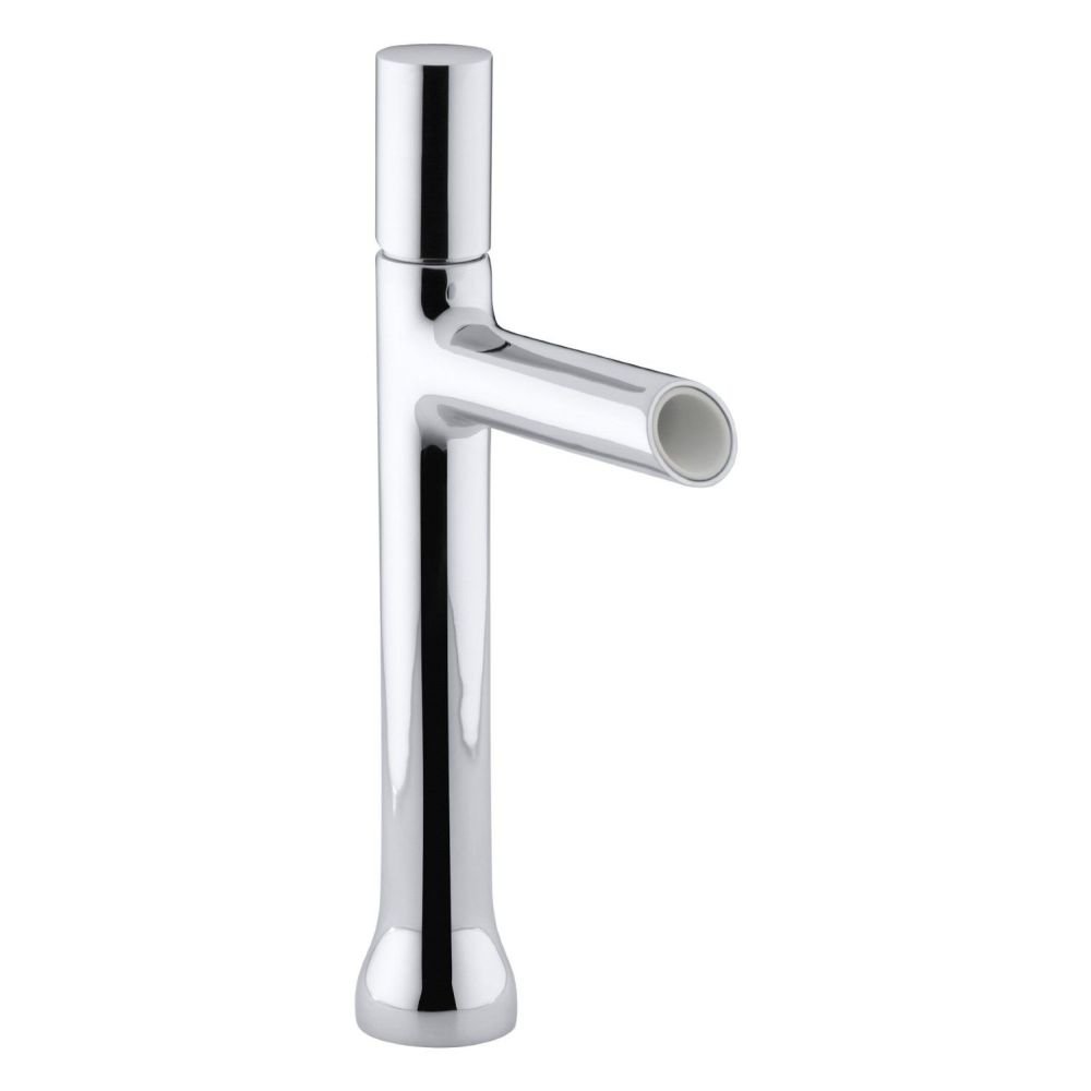 Kohler K-8990-7-CP Bathroom Faucet, Polished Chrome Finish, Single Handle Deck Mount Sink Faucet - Perfect for Modern Bathroom Vanities and Powder Rooms
