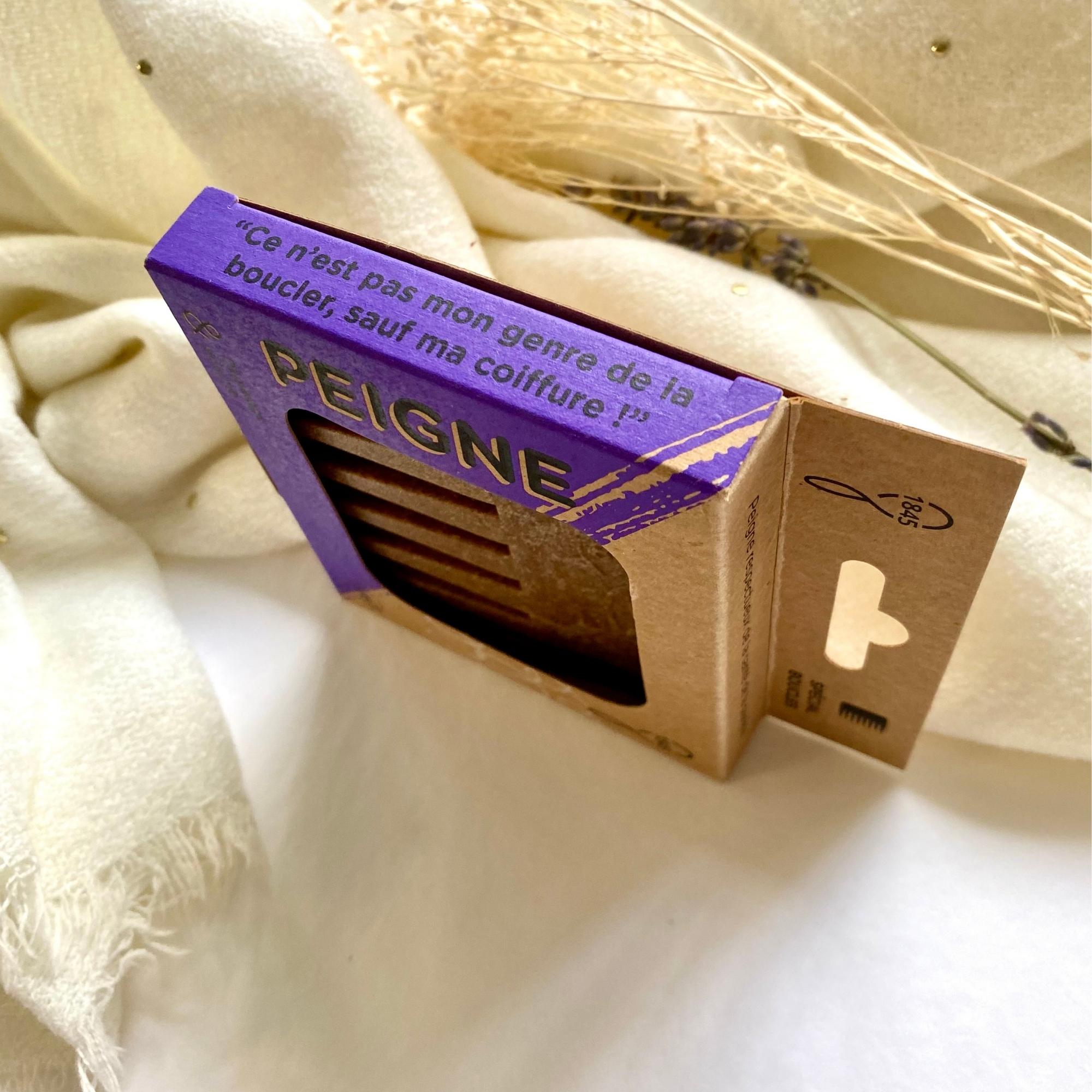 1845 Vegan Fiber Base Curl Defining Comb for Natural Hair - Perfect for Curly & Coily Hair Styling at Home or Salon