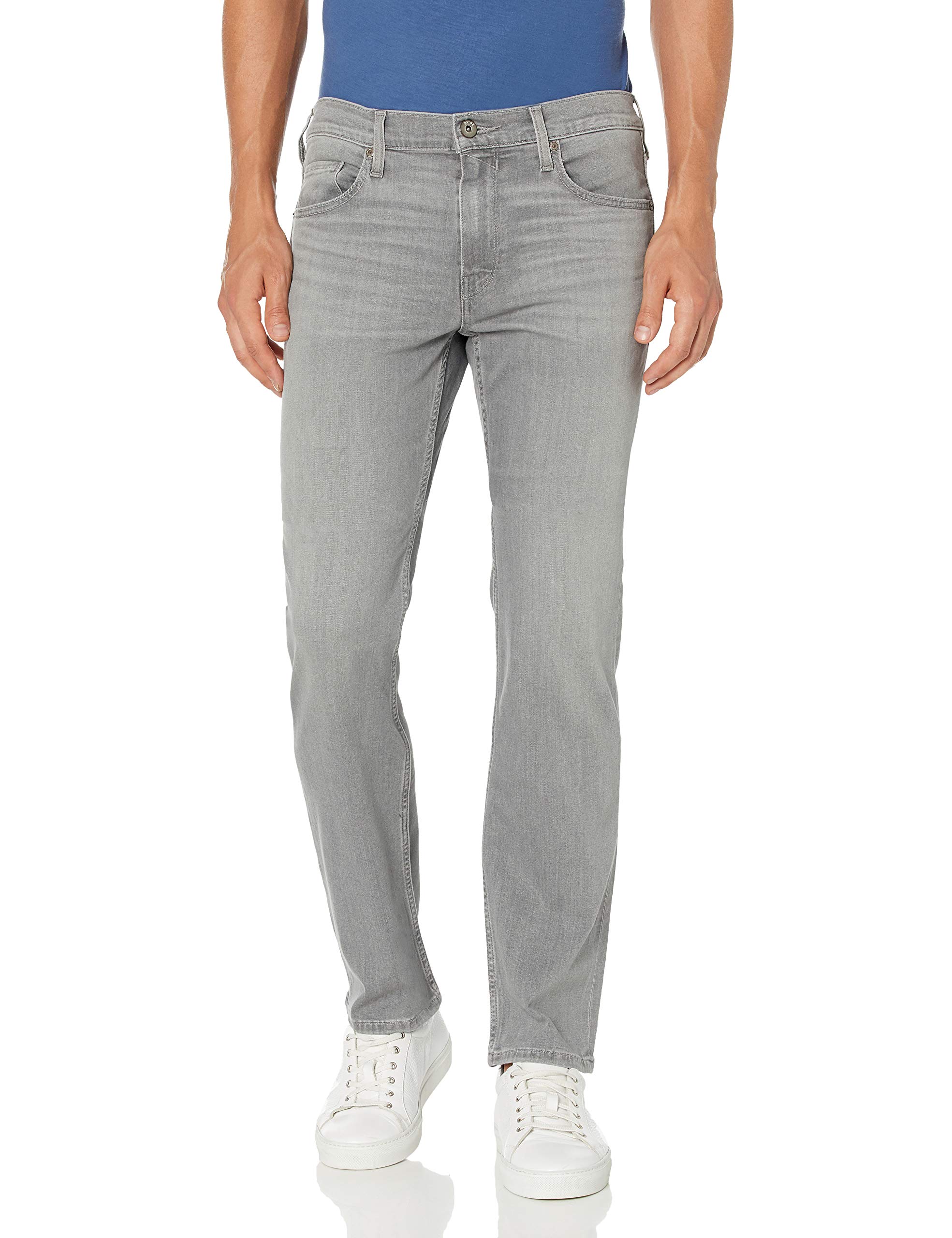 PAIGE Men's Normandie Straight Leg Jeans for Men | Classic Denim Pants with Comfortable Fit | Perfect for Casual Wear, Office & Everyday Outfits