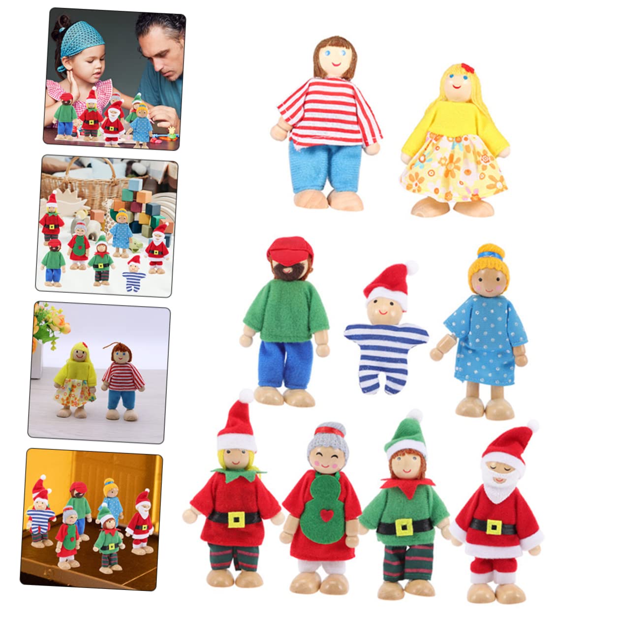 iBasenice 45-Piece Calming Hand Puppet Set for Kids - Sensory Toys, Brain Development, Christmas Puppets for Toddlers & Children - Perfect for Storytelling, Play Therapy & Holiday Gifts
