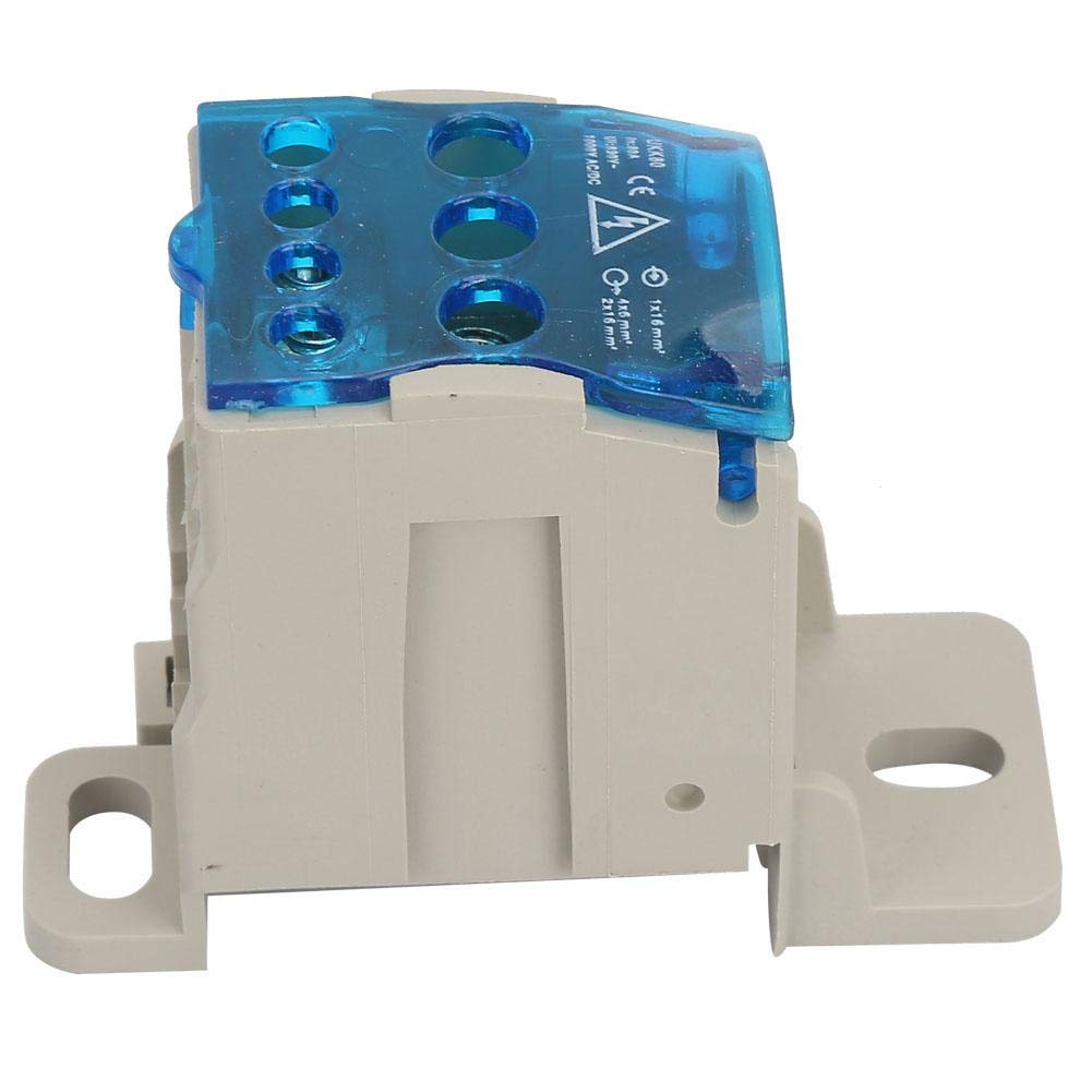 DIN Rail Terminal Block Distribution Box - Universal Electric Wire Connector & Power Junction Box for Industrial and Home Electrical Wiring