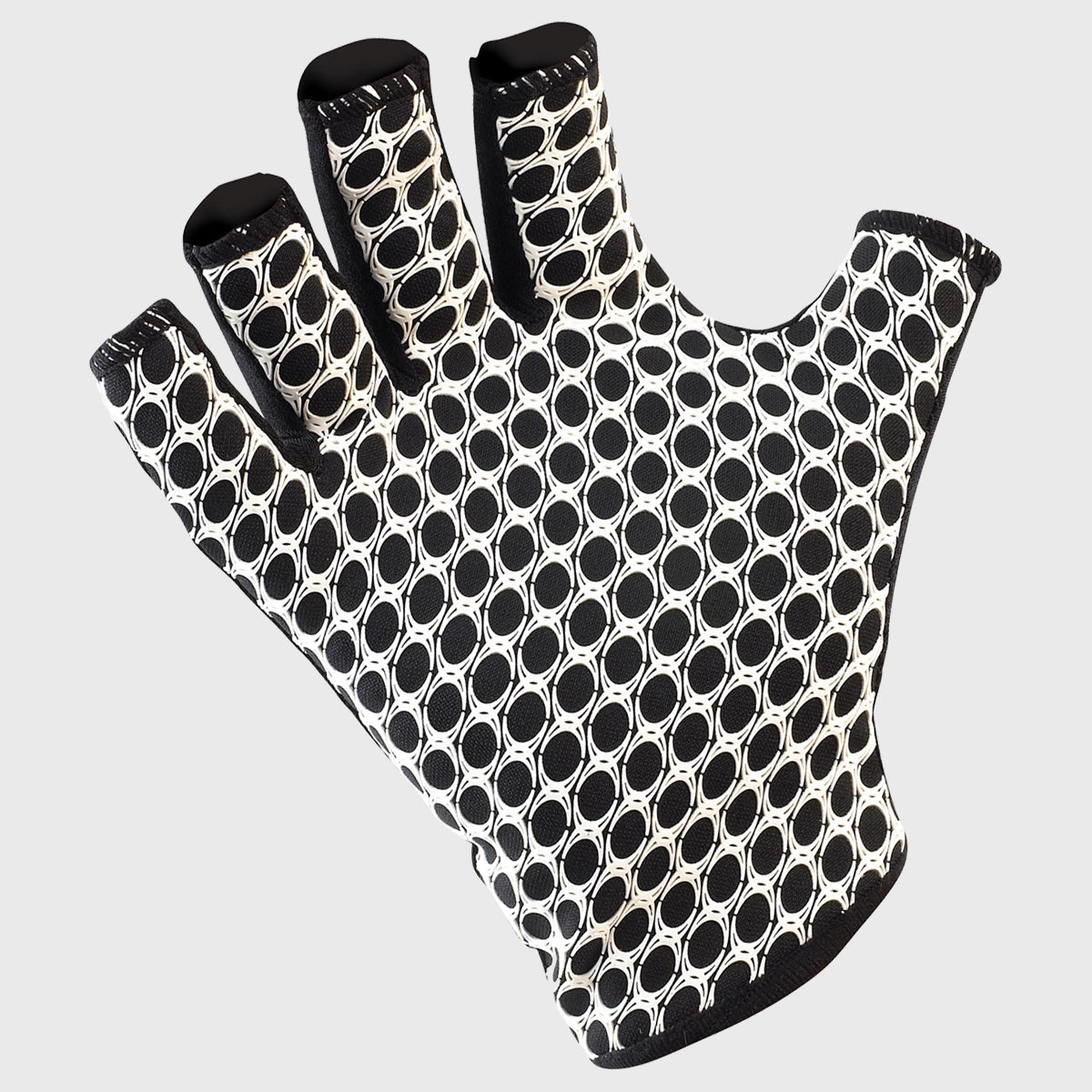 Gilbert International Rugby Grip Mitt - Black/White Training Gloves for Rugby Players - Perfect for Match Practice & Gym Workouts