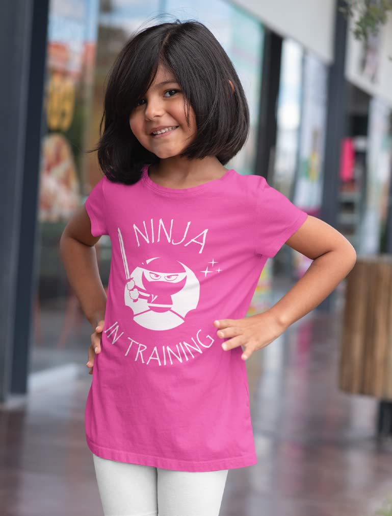 Ninja Training Kids T-Shirt - Cool Ninja Warrior Graphic Tee for Boys & Girls - Toddler & Children's Novelty Gift - Perfect for Martial Arts Classes & Playtime