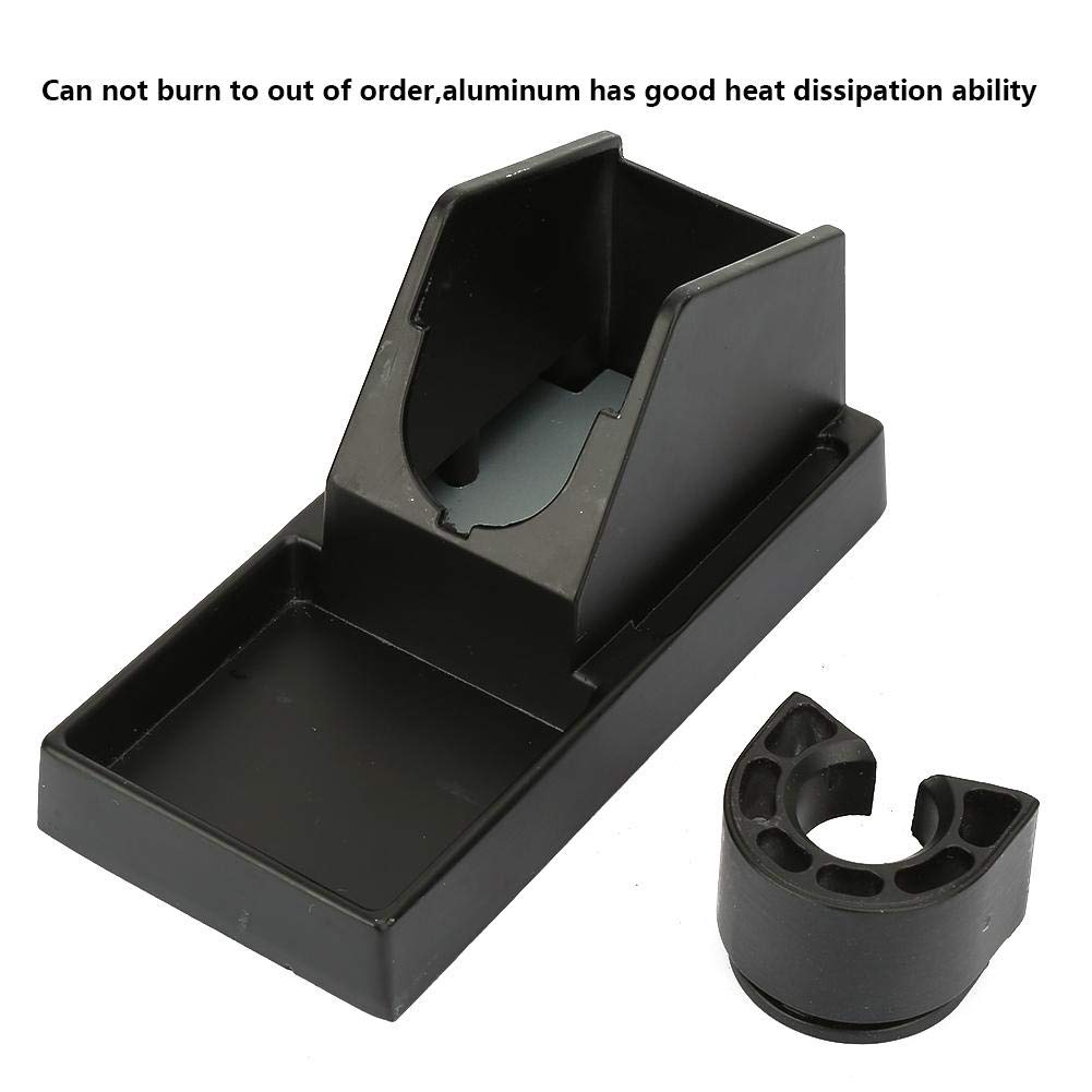 Lightweight Aluminum Alloy Soldering Iron Holder Stand - Heat Resistant & Stable Soldering Tool for Electronics Repair, DIY Projects, and Jewelry Making