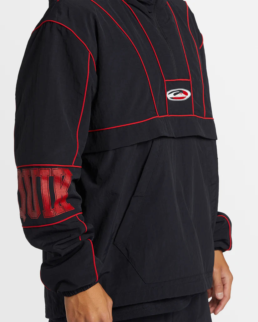 Quiksilver Griff Track Anorak Jacket - Waterproof & Windproof Outdoor Hooded Coat for Men - Perfect for Hiking, Camping & Winter Sports