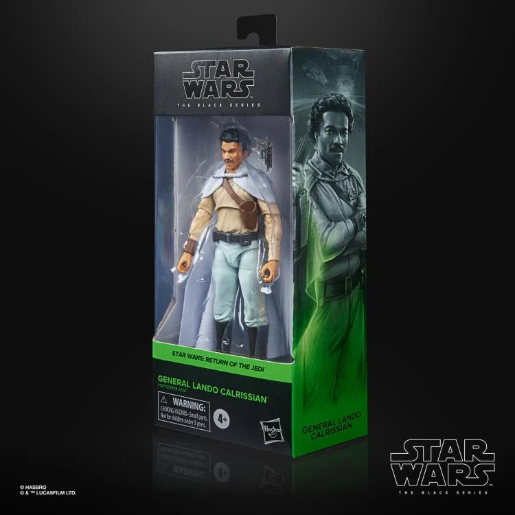 Star Wars The Black Series General Lando Calrissian 6-Inch Action Figure - Return of The Jedi Collectible Toy for Display & Play | Perfect for Fans, Collectors & Gift Giving