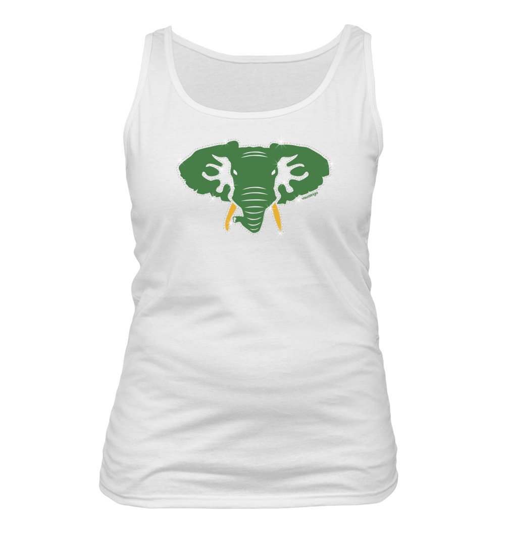 Hellaphant Women's Rhinestone Junior Fit Tank Top - Stylish & Comfortable for Casual Wear, Parties & Summer Outfits