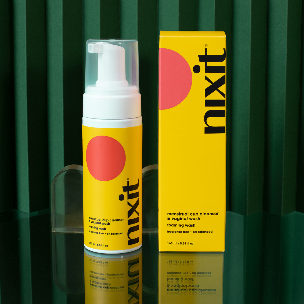 Nixit Menstrual Cup and Disc Wash - Gentle, pH-Balanced Cleanser for Reusable Period Products | Safe for Sensitive Skin, Travel & Everyday Use