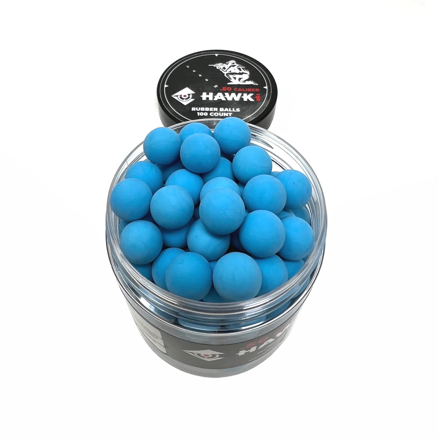 Hawki .50 & .43 Caliber Reusable Soft Rubber Training Balls - Less Lethal Ammo for Paintball Guns | Perfect for Target Practice & Safety Drills