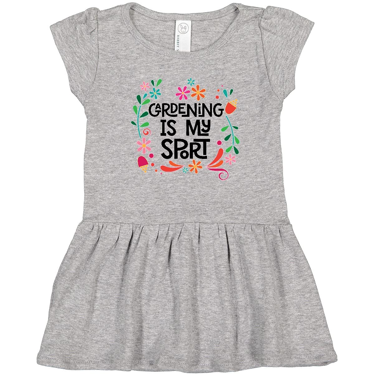 Inktastic Gardening is My Sport Toddler Dress - Cute Kids Outfit for Outdoor Play, Gardening Activities & Casual Wear - Perfect for Toddler Girls' Spring & Summer Adventures