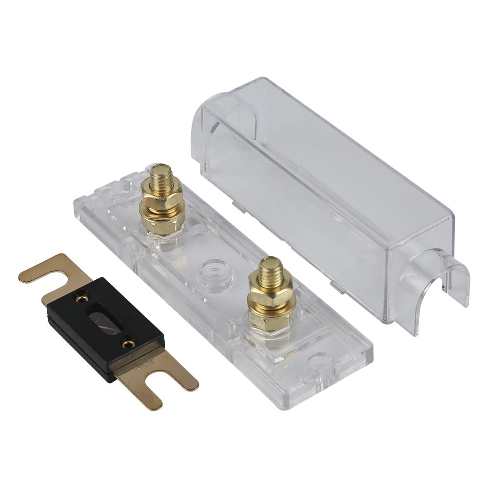 Rich Solar ANL Fuse Holder with 40A Fuse - Heavy Duty Inline Fuse Block for Car Audio, Marine, RV & Solar Power Systems - Waterproof & Corrosion Resistant Protection