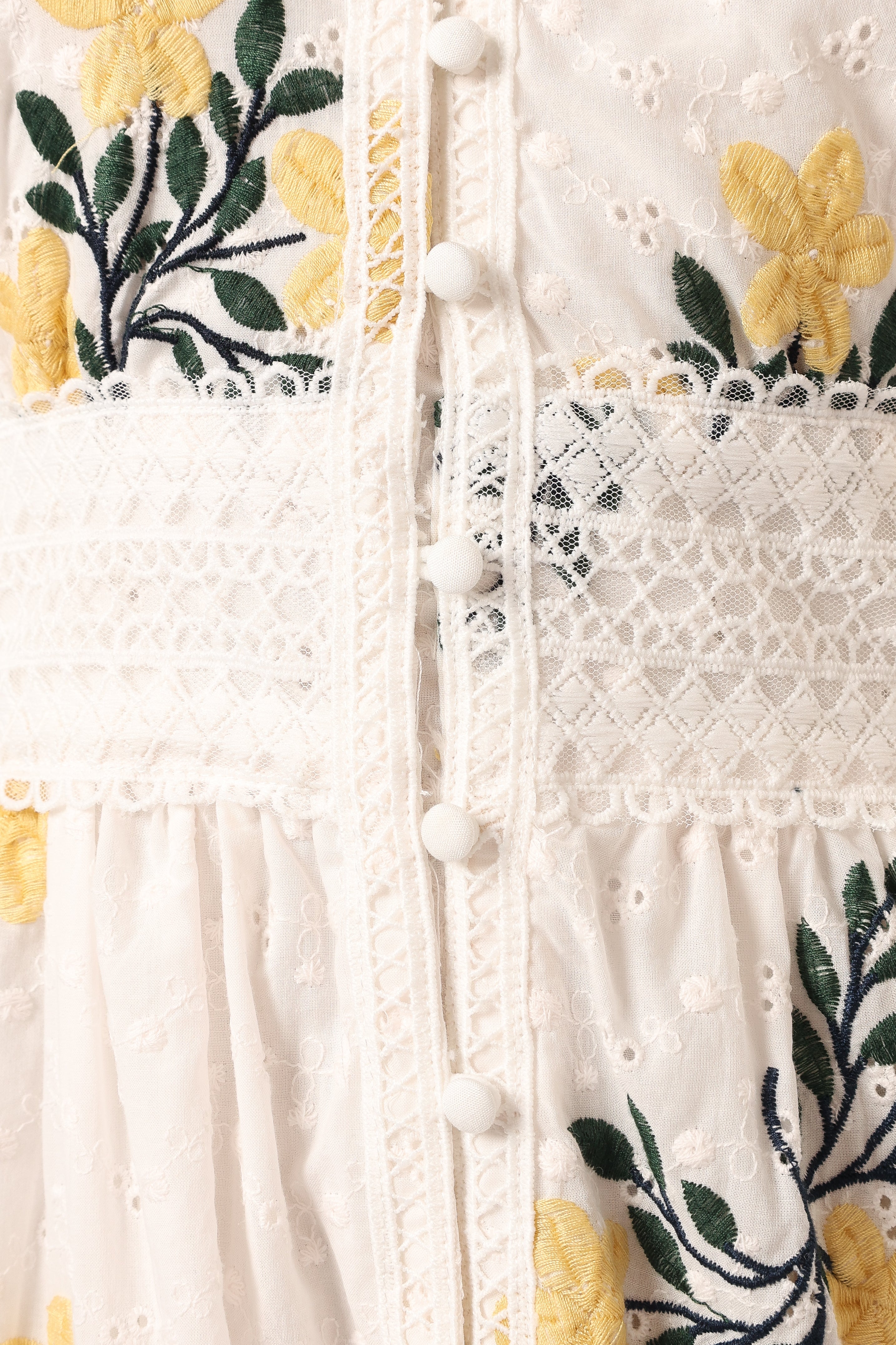 Christie Maxi Dress - White & Yellow Floral Print Summer Dress for Women | Beach, Vacation & Casual Wear