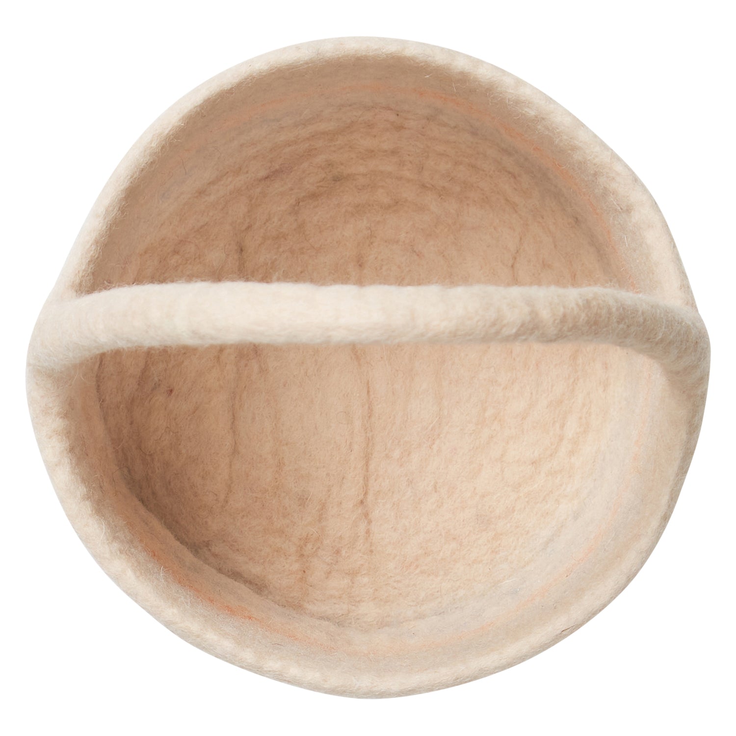 Zora Felt Basket - Handmade Natural Wool Storage Bin for Home Organization | Perfect for Nursery, Living Room & Bathroom Decor