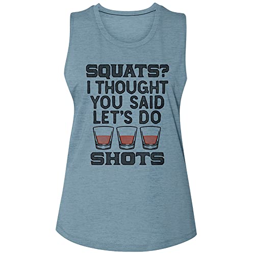 Squats Whiskey Shots - Light Blue Gray