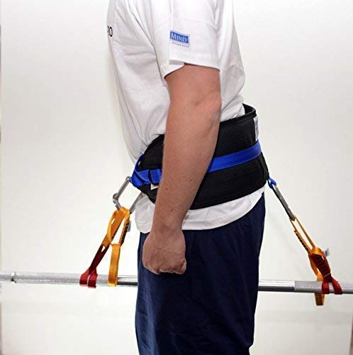 IronMind SUPER SQUATS Hip Belt for Belt Squats - Spine-Friendly Weightlifting Belt for Squats, Deadlifts & Leg Workouts - Reduce Lower Back Strain for Home & Gym Training
