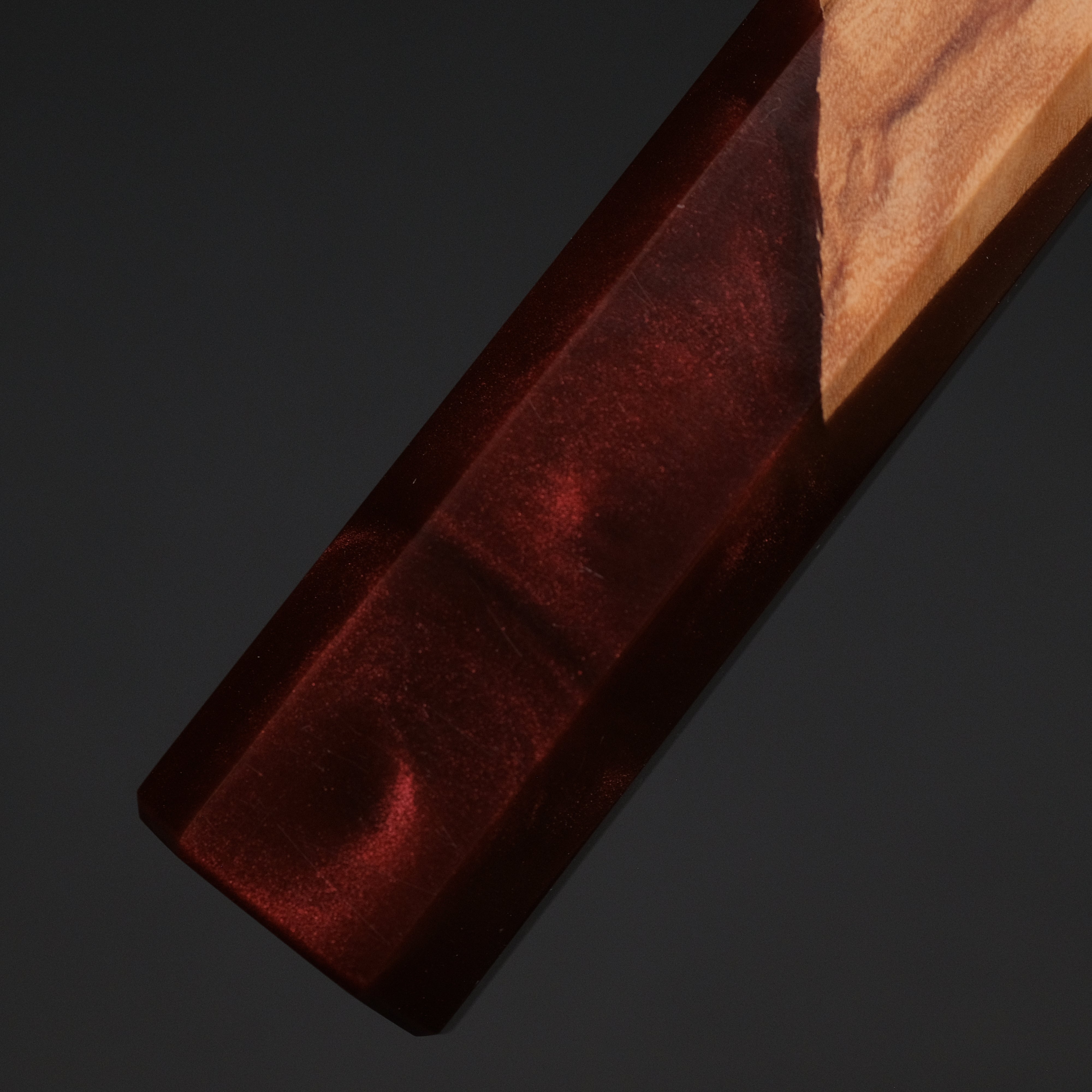 Premium Ajikataya White #2 Nashiji Damascus Nakiri Knife 180mm - Olive Wood & Resin Handle (#52) - Japanese Kitchen Knife for Professional Chefs & Home Cooking, Perfect for Slicing Vegetables, Herbs & Boneless Meat