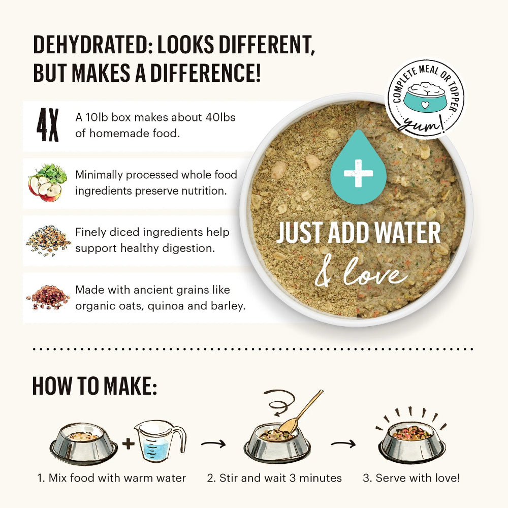 Premium Dehydrated Dog Food for Turkey & Fish Lovers – Grain-Free, All-Natural Nutrition for Active Dogs – Perfect for Hiking, Travel & Daily Meals