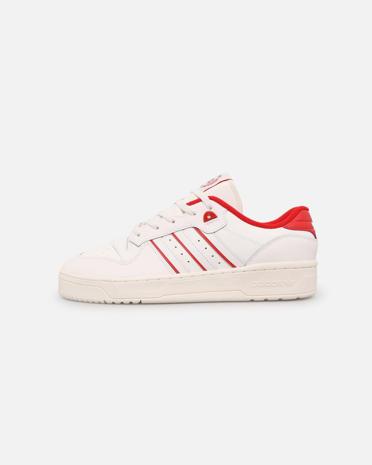 Adidas Rivalry Low Sneakers - Cloud White & Better Scarlet | Men's Casual Shoes for Running, Gym & Streetwear Fashion