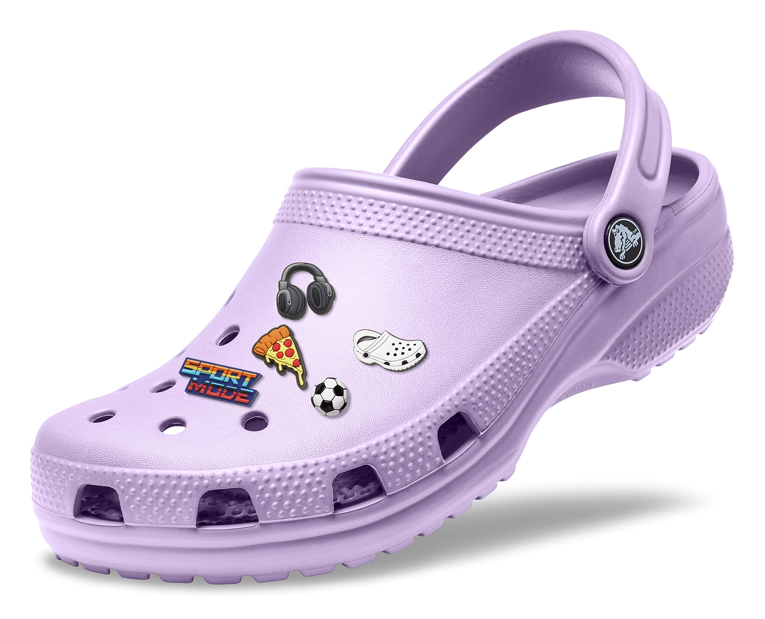 Crocs Classic Clogs for Men & Women with 5-Pack Jibbitz Charms - Comfortable Slip-On Shoes for Sports, Casual Wear & Outdoor Activities