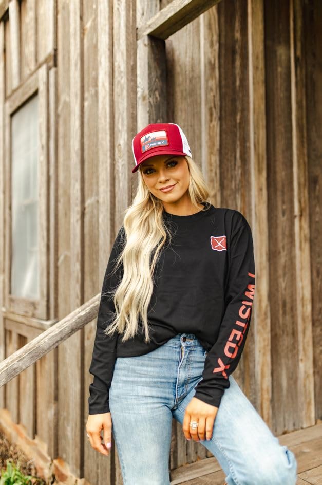 **Twisted X Unisex Long Sleeve Shirt - Comfortable & Stylish Cotton Shirt for Men & Women - Perfect for Casual Wear, Outdoor Activities & Work**