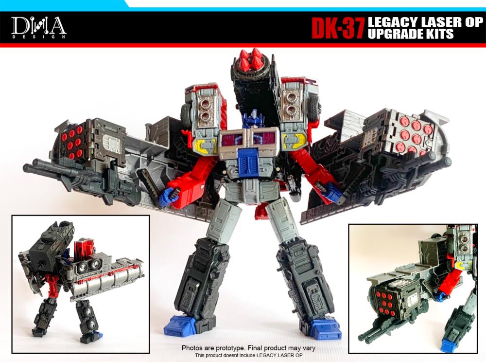 DNA Design DK-37 Upgrade Kit for Transformers Legacy Laser Optimus Prime - Enhanced Parts & Accessories for Collectors & Display Scenes