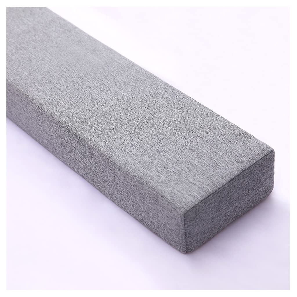 **Orthopedic Bed Wedge Pillow - Headboard Gap Filler, 20x18x50cm Gray - Supports Back & Neck, Durable Mattress Seam Cushion for Comfort & Alignment - Perfect for Reading, Watching TV, or Sleeping**
