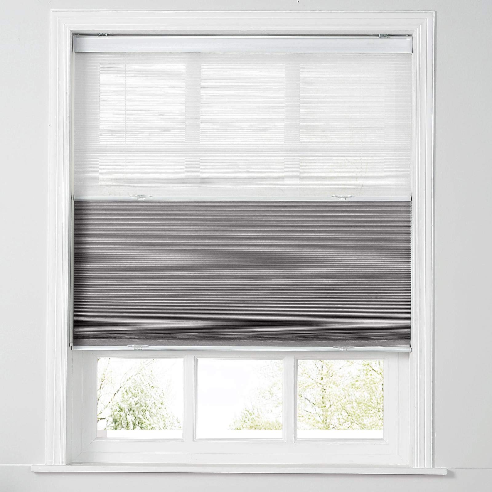 Custom Honeycomb Cordless Window Shades - 44