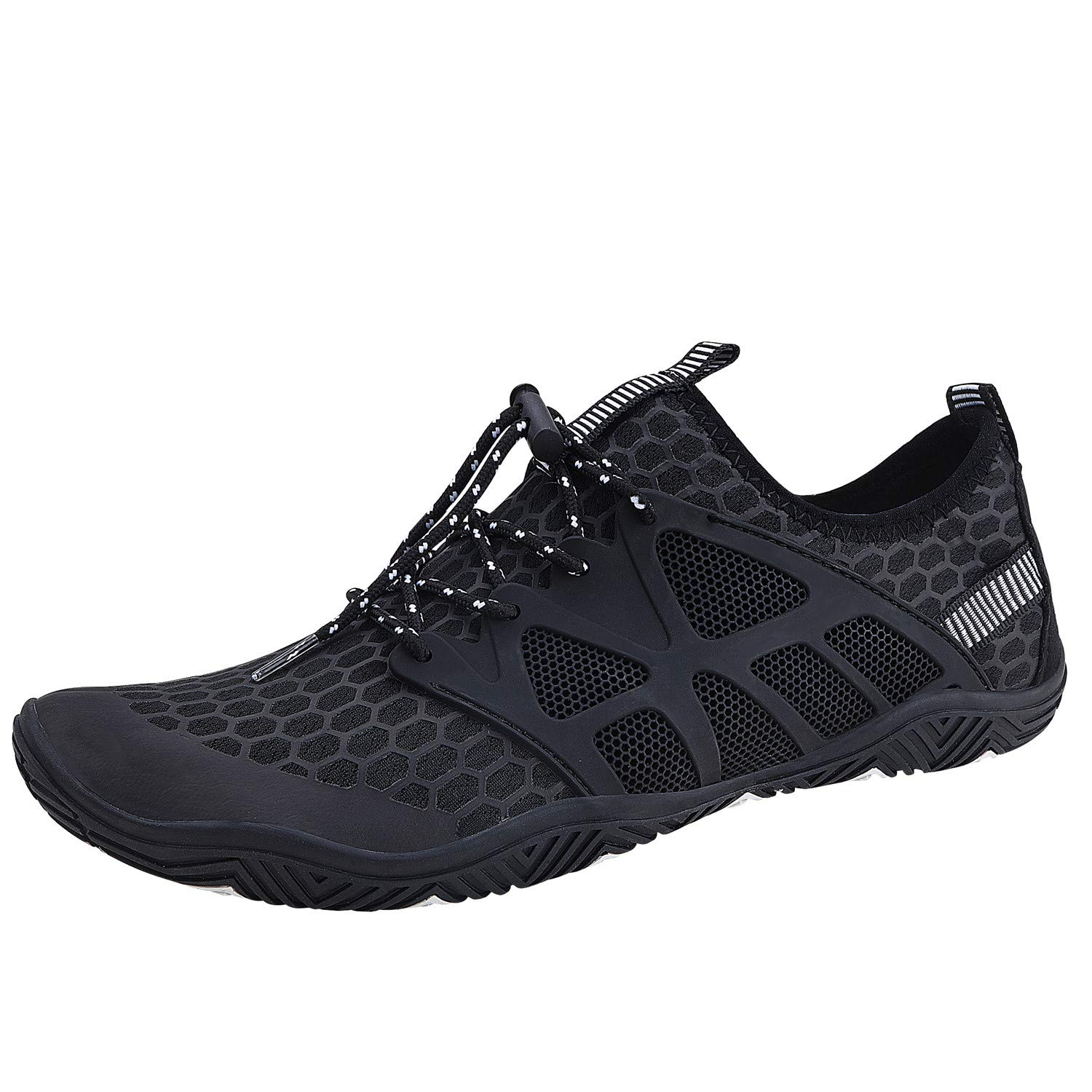 MAYZERO Water Shoes for Men & Women - Quick-Dry Swim Surf Shoes for Beach, Pool, Hiking | Wide Toe Aqua Shoes with Non-Slip Sole | Perfect for Water Sports, Yoga & Winter House Slippers