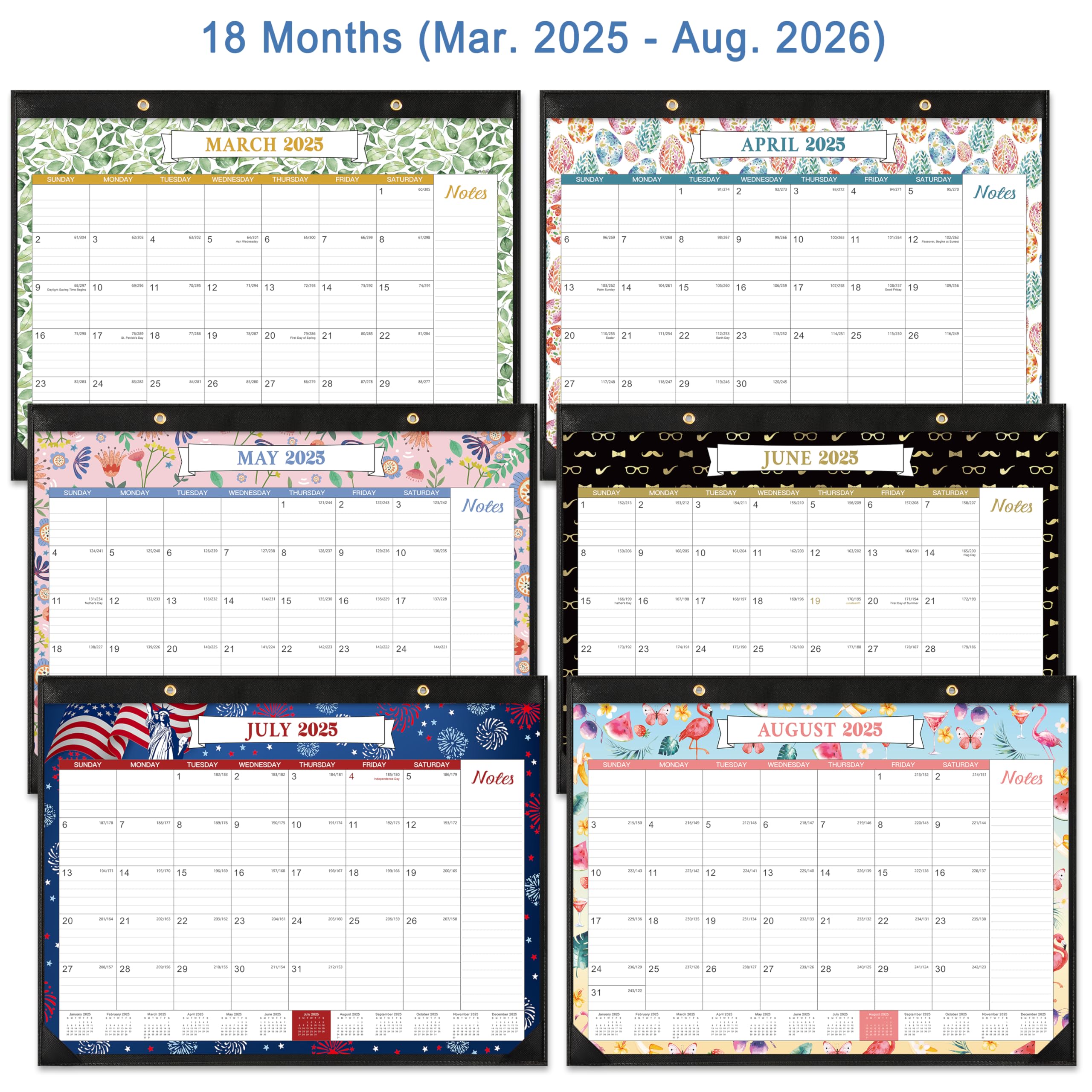 2025-2026 Large Desk Calendar - 22
