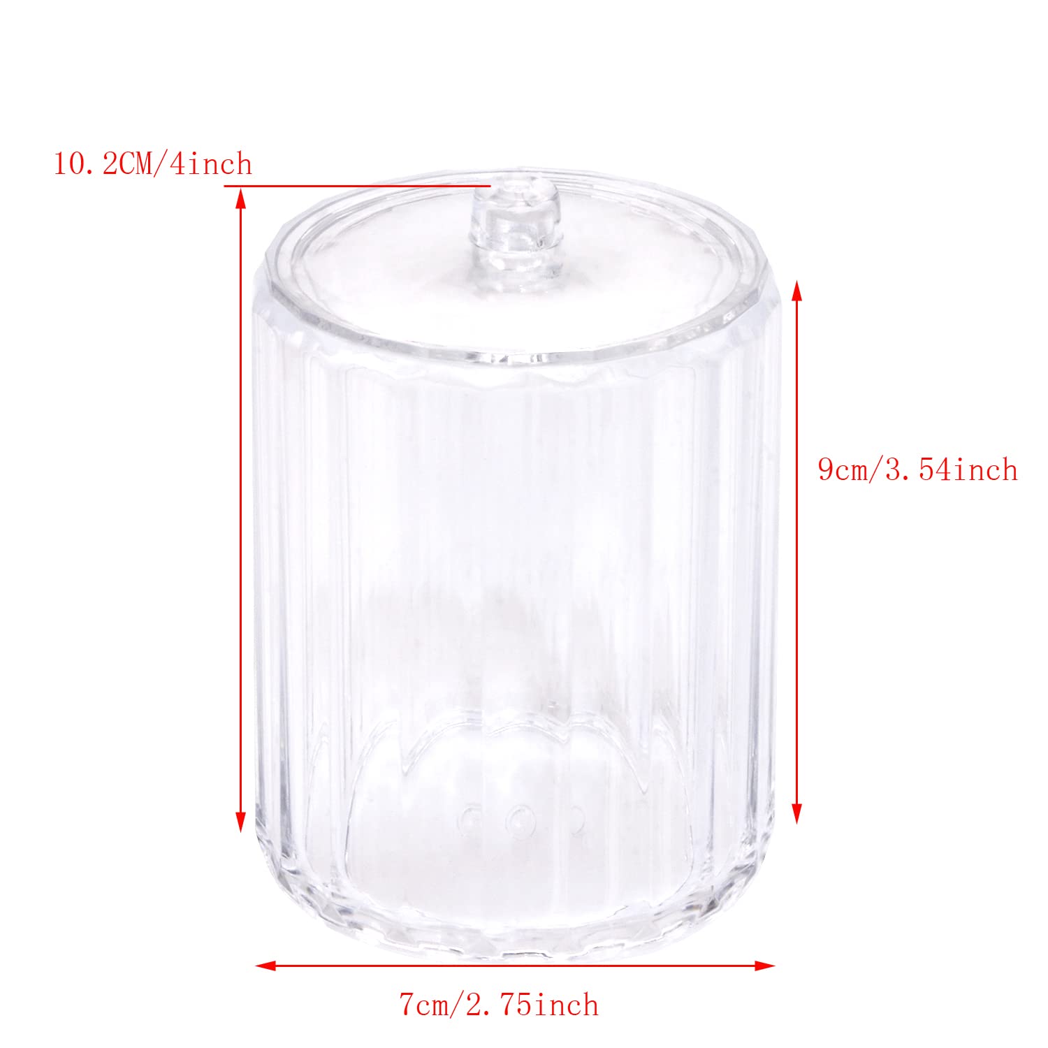 ONLYKXY 2-Pack Clear Acrylic Toothpick Holder with Lid - Elegant Kitchen Storage Organizer for Home, Restaurant & Office - Portable Toothpick Box (Circular Design) - Perfect for Dining Tables, Countertops & Travel