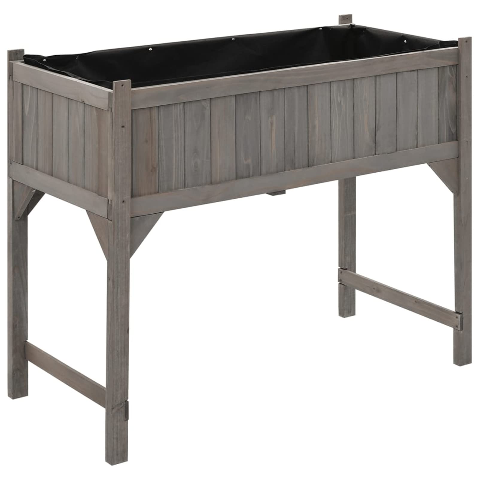 Galvanized Raised Garden Bed Planter with Greenhouse Cover 43.3