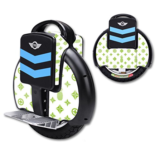 MightySkins Protective Vinyl Wrap Skin Sticker for TG-F3 Self-Balancing Electric Unicycle Scooter - Lime Green Design | Durable Scratch-Resistant Cover for Commuting & Urban Travel