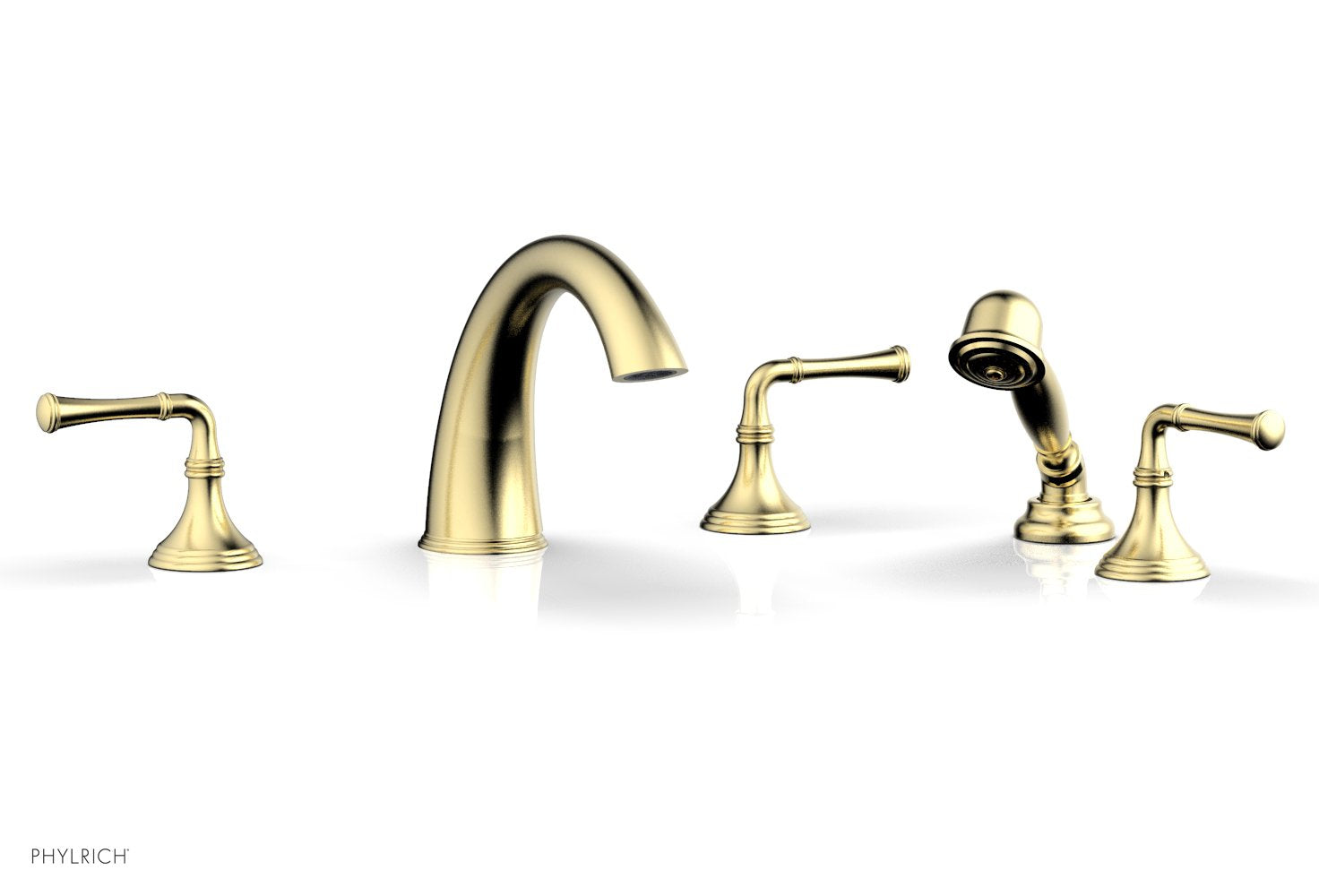3-Ring Deck Tub Set with Hand Shower D2205E1 - Premium Bathroom Faucet for Modern Homes, Perfect for Bathroom Renovation & Spa Relaxation