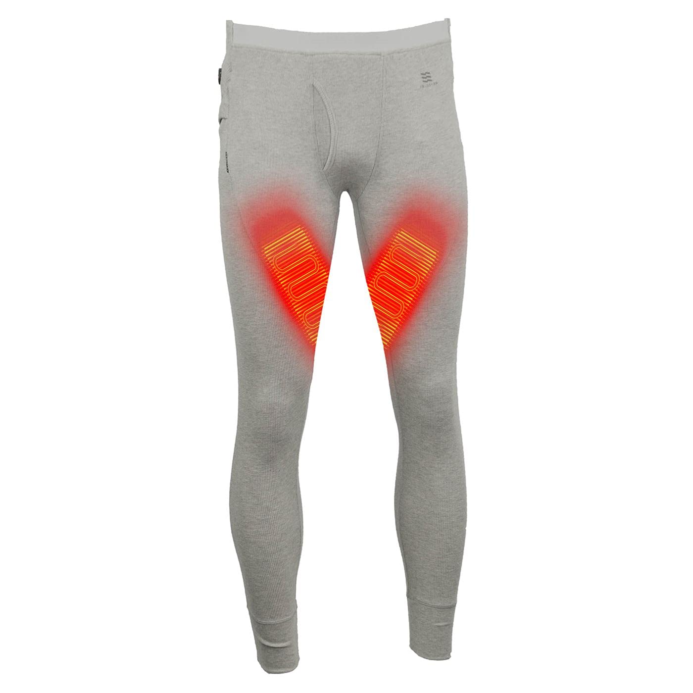Fieldsheer Thermick Men's Heated Pants with Rechargeable Battery Pack - Thermal Base Layer for Winter Sports, Motorcycling & Outdoor Activities