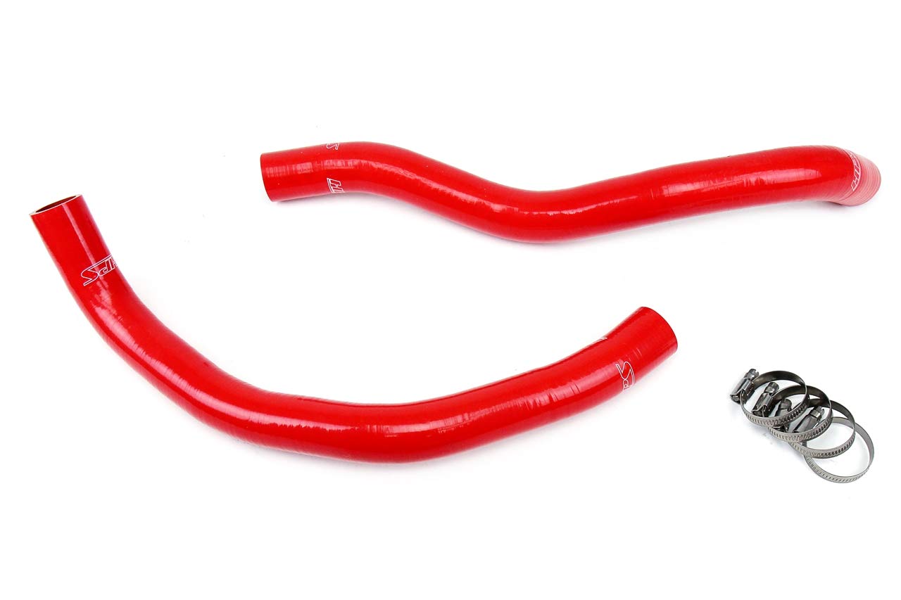 HPS 57-1391-RED High Performance Red Silicone Radiator Coolant Hose Kit - Perfect for Car Engine Cooling System Upgrades & Automotive Repair