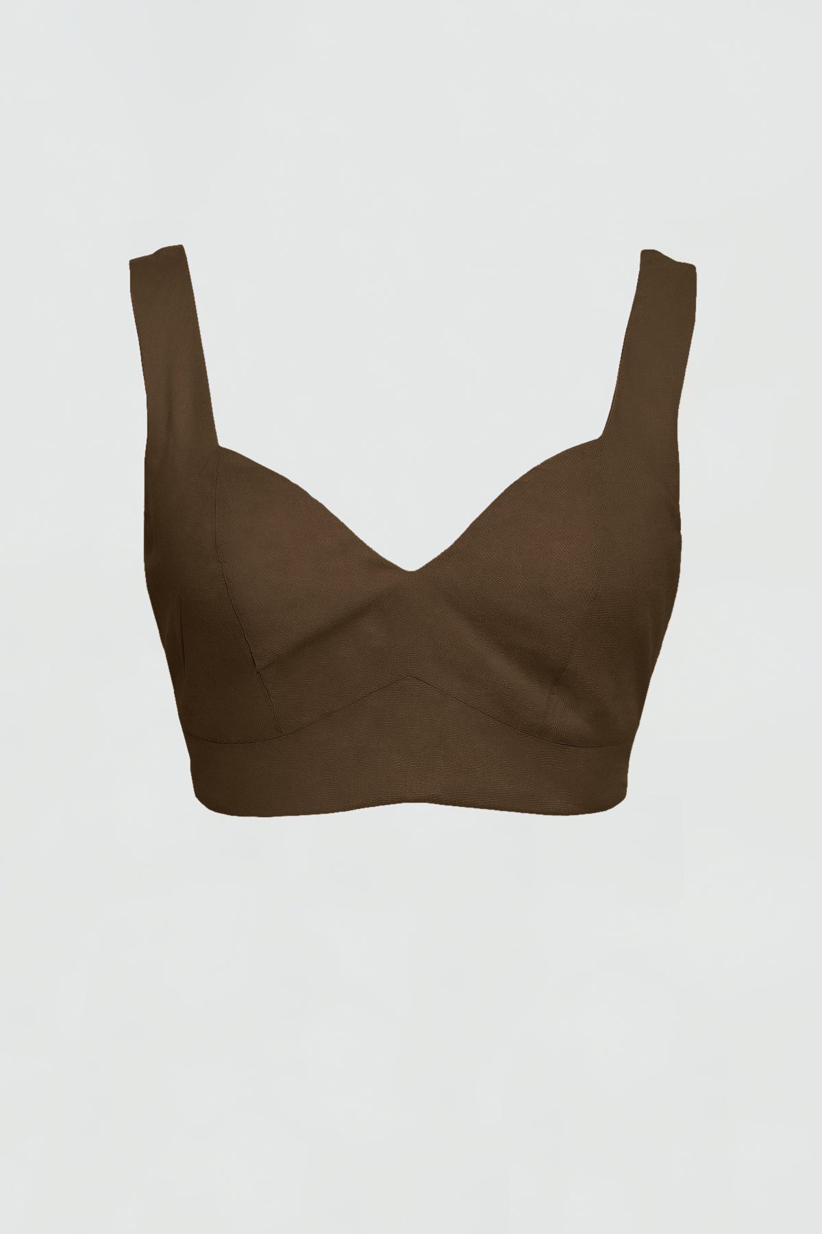 Premium Mercer Linen Top for Women - Soft & Breathable Chocolate Brown Blouse - Perfect for Office Wear, Summer Outfits & Casual Elegance