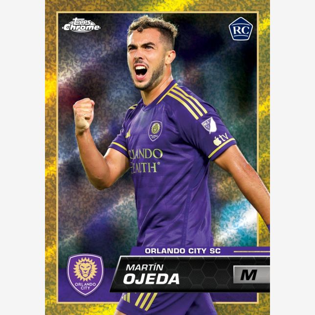 2023 Topps MLS Chrome Soccer Trading Cards Value Box - Collectible Player Cards for Fans & Collectors - Perfect for Gifts, Display, and Trading