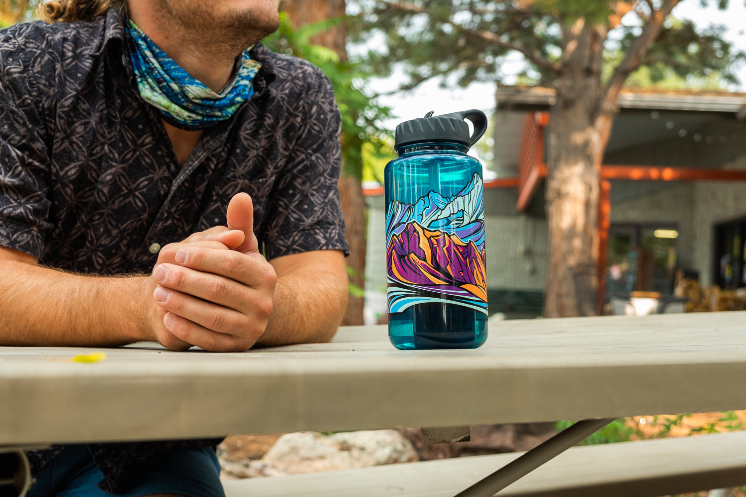 Nalgene OG Gretchen Leggitt Art Water Bottle - 32oz & 48oz BPA-Free, Leak-Proof for Hiking, Camping & Outdoor Adventures