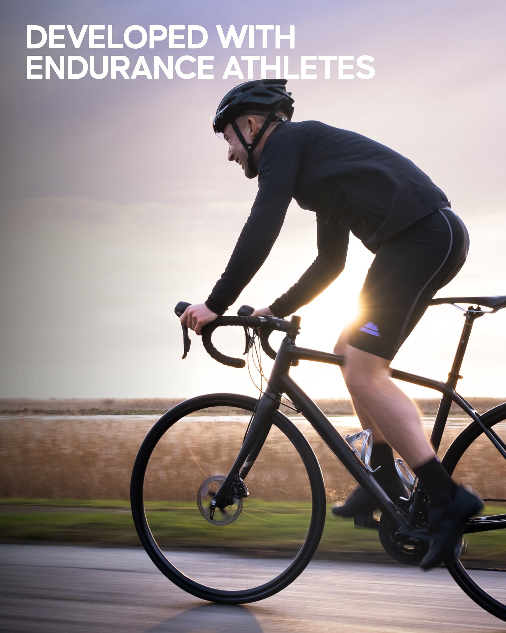 DANISH ENDURANCE Performance Cycling Socks - Breathable & Cushioned Bike Socks for Men & Women (3-Pack) | Ideal for Road Biking, Mountain Cycling & Indoor Training