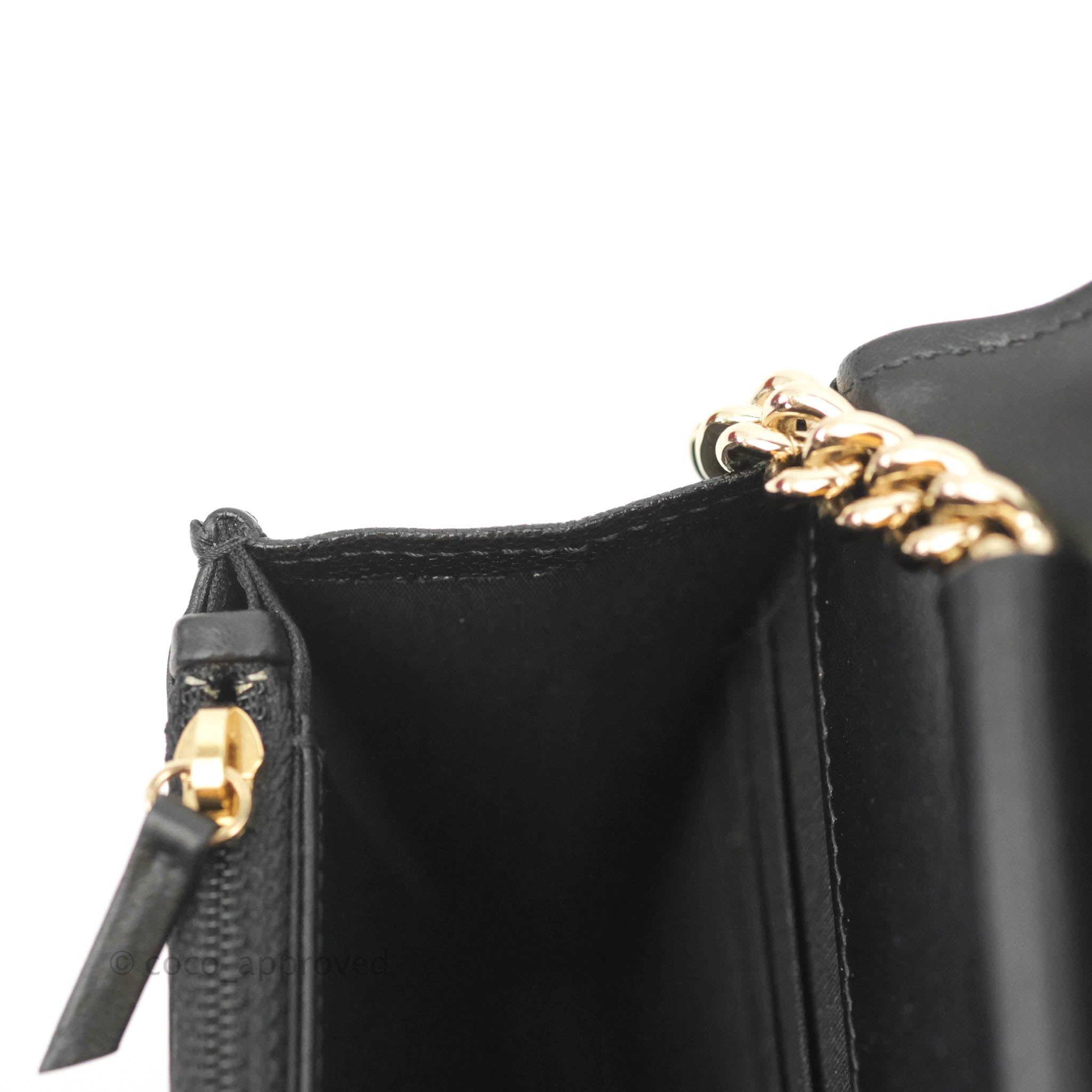 Chanel Chevron Boy Wallet On Chain Black Caviar Gold Hardware - Luxury Crossbody Bag for Women, Perfect for Evening Out & Special Occasions