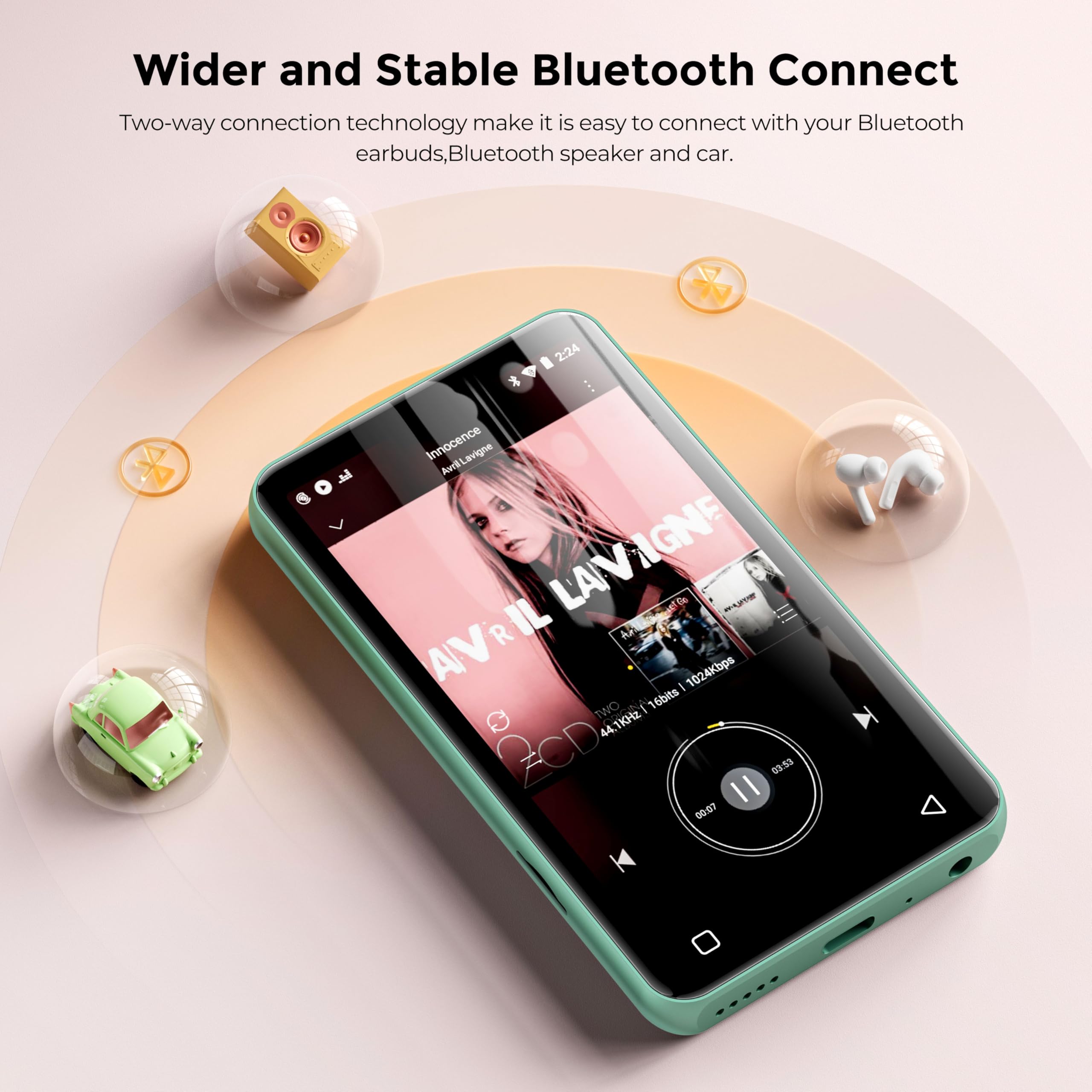 160GB MP3 Player with Bluetooth & WiFi - 4