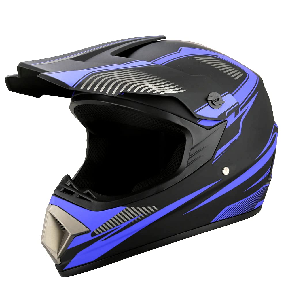 Best Motorcycle & Motocross ATV Helmet Set for Adults - Includes Safety Gloves & Goggles | Durable Protection for Racing, Off-Road & Street Riding