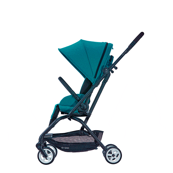 Cybex Eezy S Twist +2 V2 Lightweight Travel Stroller - Compact Fold, 360° Rotating Seat, All-Terrain Wheels for Airports, Shopping & City Adventures