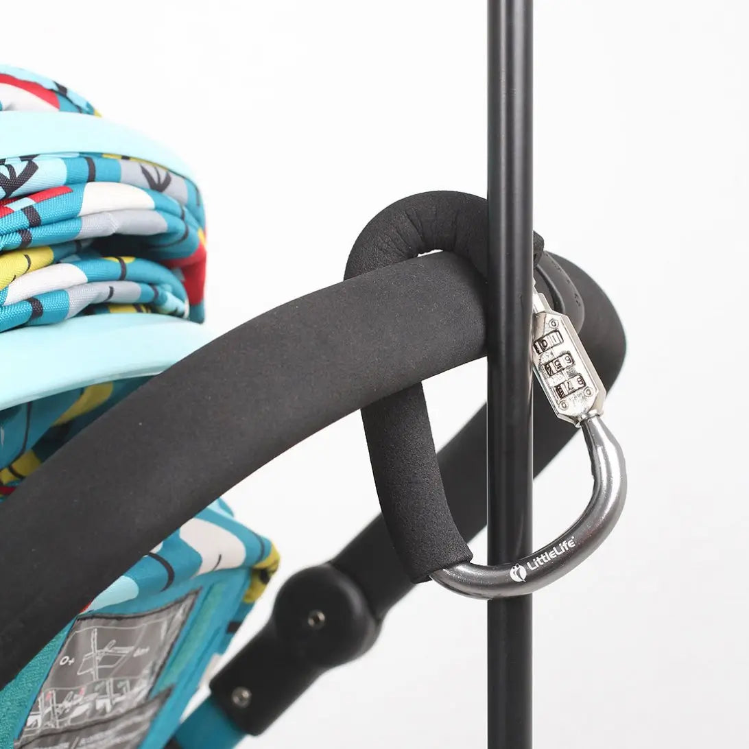 Littlelife 3-Dial Combination Stroller Lock - Secure Your Baby Stroller, Shopping Cart & Luggage - Perfect for Travel, Shopping & Outdoor Activities