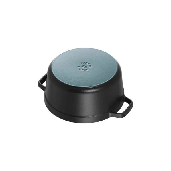 Staub 4 Quart Round Cocotte Dutch Oven with Self-Basting Lid - Perfect for Braising, Stewing & Baking Bread at Home
