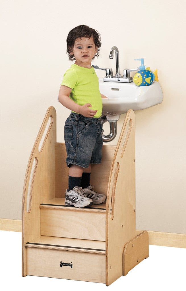 Up N Down Steps - Portable Folding Step Stool for Home, Kitchen, Bathroom & Office - Non-Slip Lightweight Ladder for Kids & Adults - Perfect for Reaching High Shelves, Climbing, and Household Chores