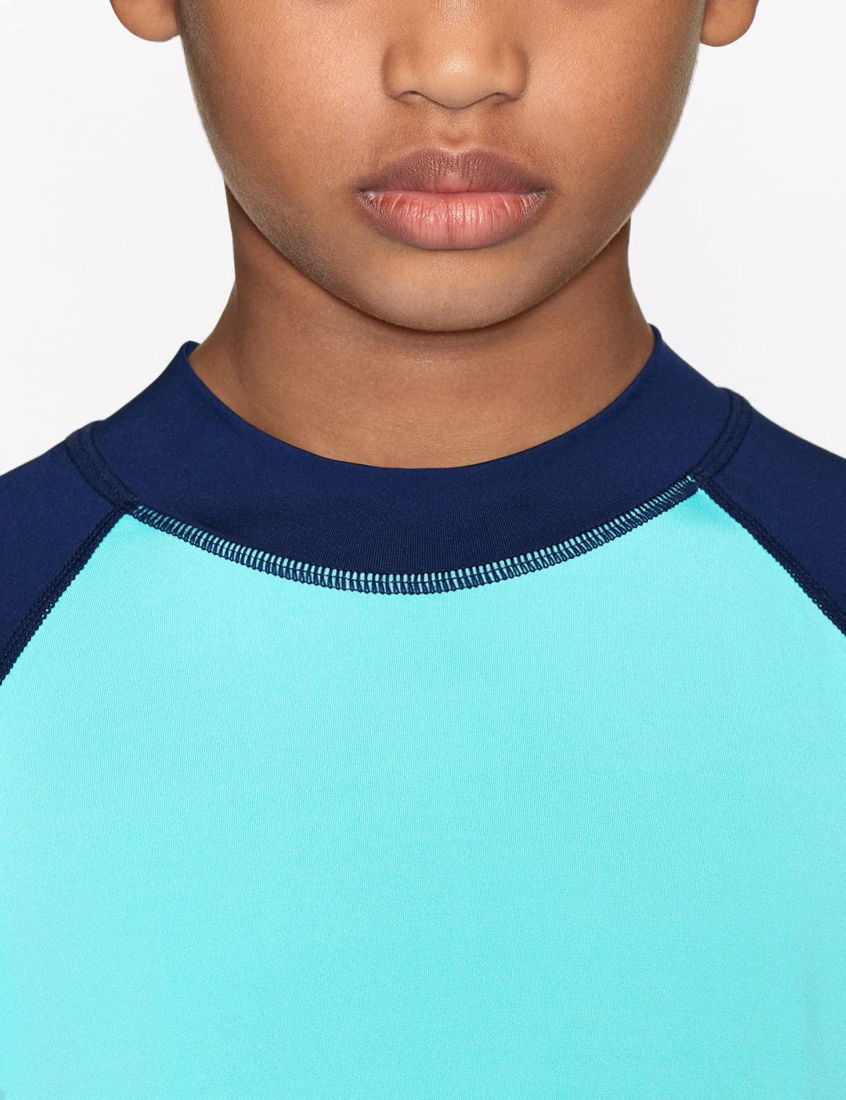 TSLA UPF 50+ Kids Sun Protection Rash Guard - Short Sleeve UV Swim Shirt for Boys & Girls - SPF Surf Top for Swimming, Beach & Water Sports